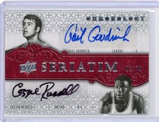 2007-08 Upper Deck Chronology Seriatim Autograph Gail Goodrich Cazzie Russell