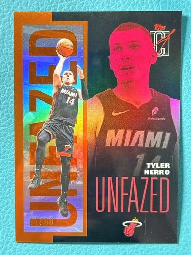 2025 Topps Signature Tyler Herro Orange (RAW)