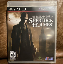The Testament of Sherlock Holmes PS3 NTSC-U/C M Action Adventure Complete