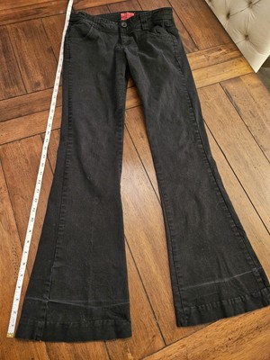 Bershka Pants Womens Size 6 Black Jean Wide Leg