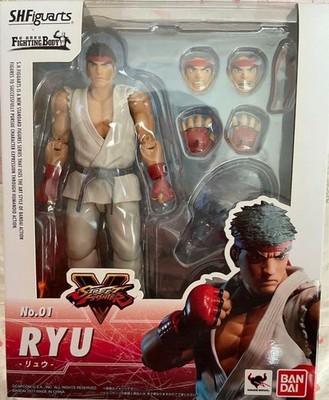 S.H.Figuarts Ryu Street Fighter Action Figure Bandai Used