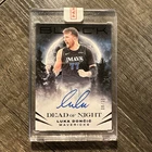 Luka Doncic 2023-24 Panini Black #DON-LD Dead of Night Auto 08/10 On-Card