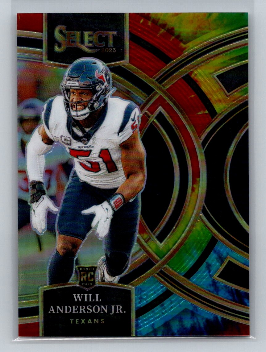 2023 Panini Select Will Anderson Jr. Texans Tie Dye SSP /25 Rookie #125 11692
