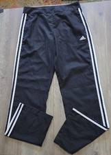Adidas Black Adidas Y2K Vtg Athletic Track Pants Men Sz S  30.5" Inseam 