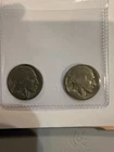 2 Buffalo Nickels No Date Indian Head Coins Lot Vintage US 5C