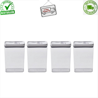 4pk Better Homes & Gardens 17.3 Cup Flip-Tite Food Storage Containers, Airtight