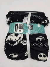NWT Disney 3 piece women  s set Nightmare before Christmas Black  White Pajamas
