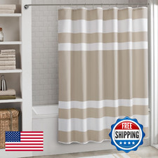 Madison Park Shower Curtain Spa Waffle Weave Long Shower Curtain For Bathroom
