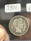 New Listing1914 P BARBER QUARTER