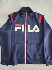FILA Men's Zip Front Athletic Jacket Long Sleeve