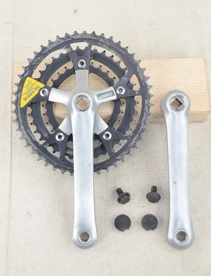 SHIMANO EXAGE 400LX CRANKSET, FC-M400, 175mm BIOPACE 48/38/28