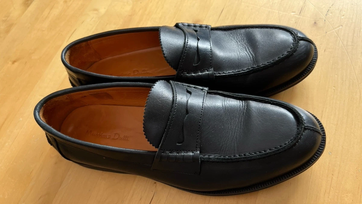 Leather Upper Casual Shoes Massimo Dutti Loafer for Men for  display picture 1