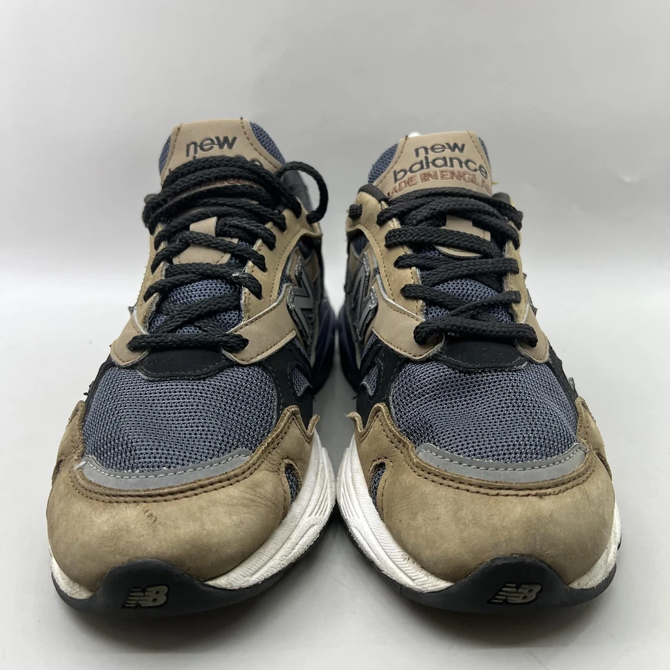 New Balance 920 Made in England Reverse Pack Shoes Men Size 8 Brown Low Sneakers - Image 2 of 4