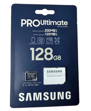 Samsung Pro Ultimate and Adapter 128GB micro SDXC Memory Card