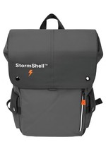   Graphite Gray Waterproof Laptop Backpack with USB Port  Travel Daypack for...