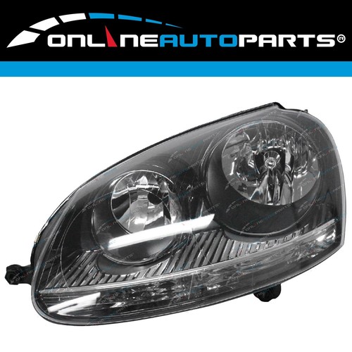 LH Non-Xenon Replacement Headlight for Volkswagen Golf Mk5 GT/GTI/R32 2005-2009