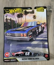 69 Ford Torino Talladega Hot Wheels Boulevard 147 Black Nip 164 Scale