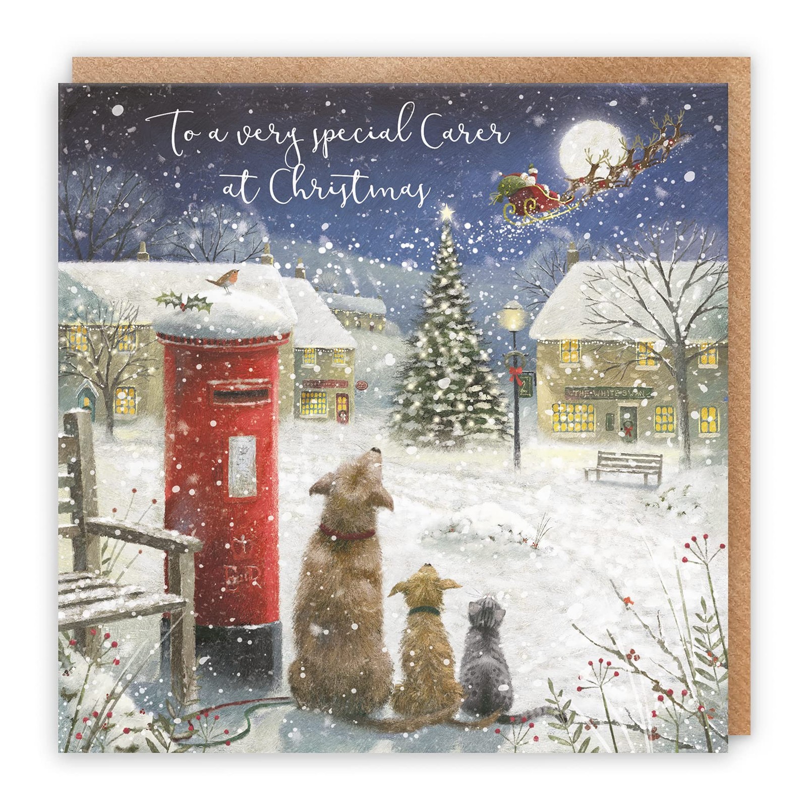 Carer Magical Christmas Card Milo's Gallery