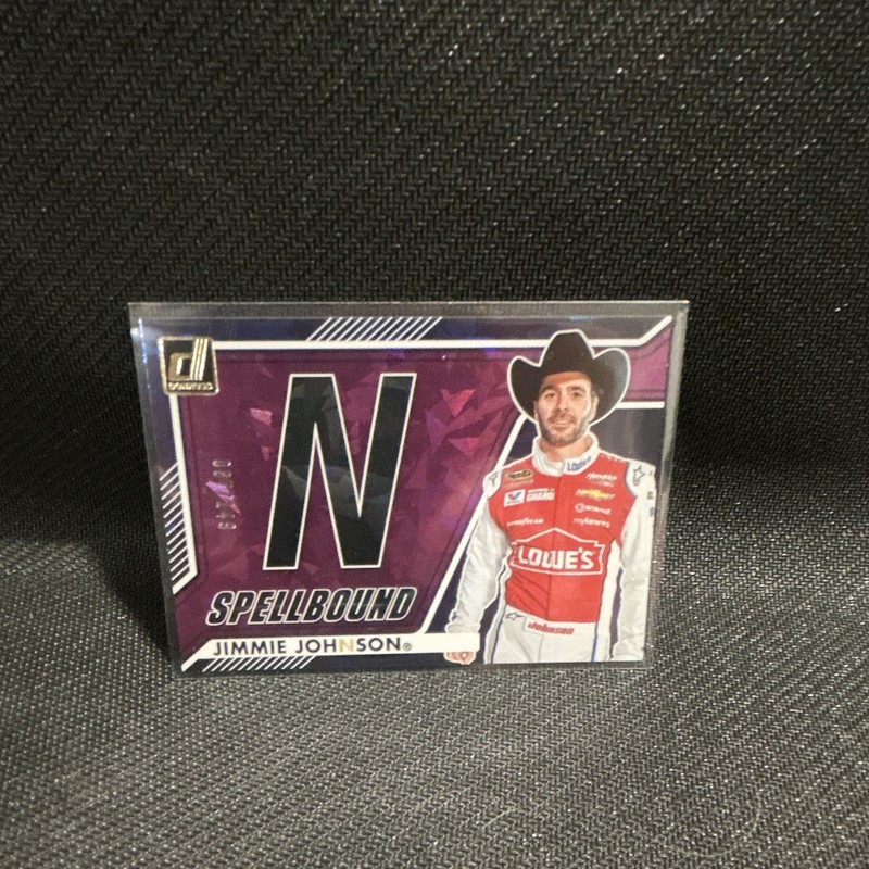 Panini Donruss Spellbound Insert #54 Jimmie Johnson NASCAR Hendrick -06/149