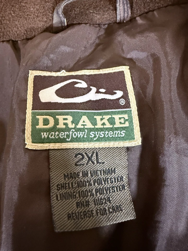 Drake Waterfowl Systems Jacket Adult Extra Extra Large Camouflage Full Zip Men’s - Image 4 of 4