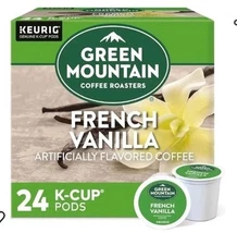 Green Mountain Coffee Roasters French Vanilla Light Roast Coffee 24Pods -03/2026