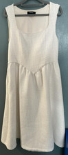 Gorgeous White Sleeveless A-line Midi Dress from CIDER Size 12 Worn Briefly Once