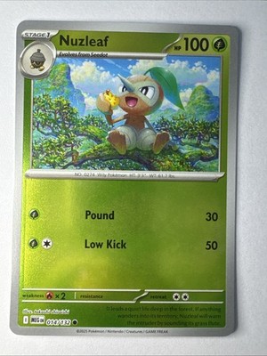 Nuzleaf 014/132 Me01: Mega Evolution Reverse Holo