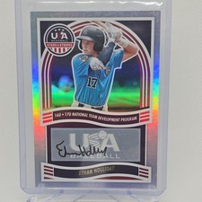2024 Panini USA Baseball Stars & Stripes ETHAN HOLLIDAY AUTO 