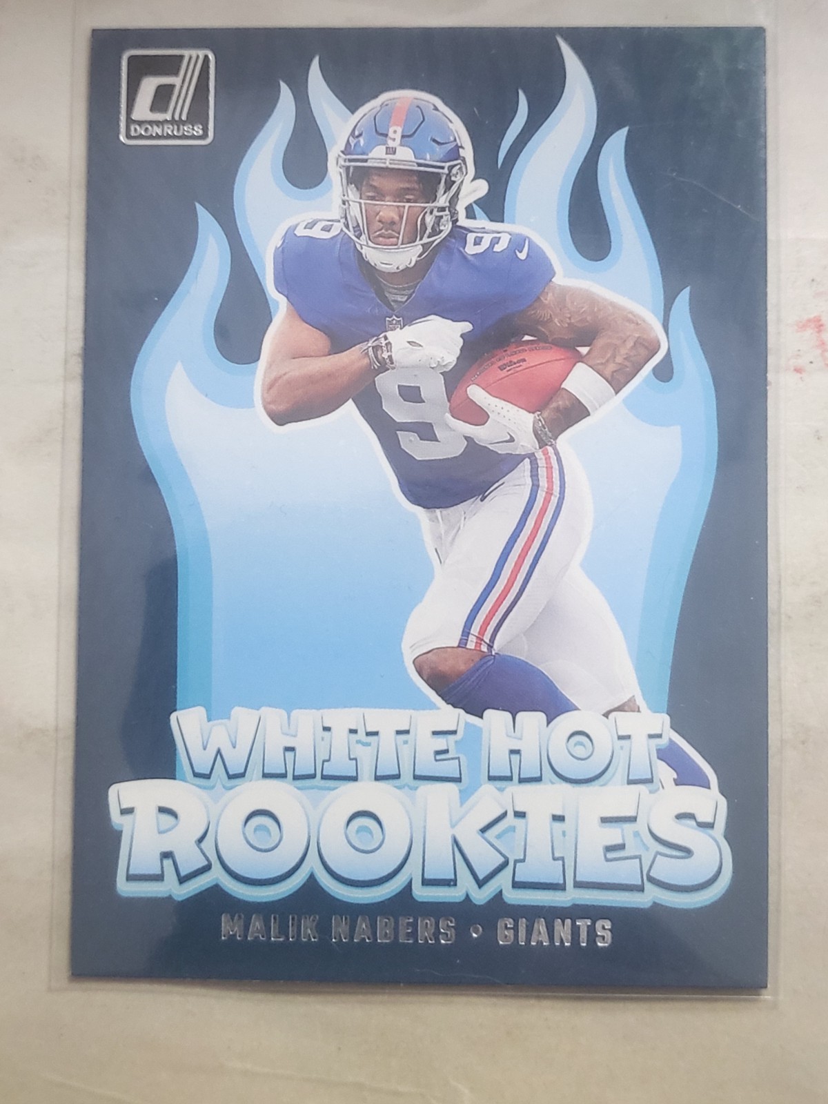 2024 Donruss Football Malik Nabers White Hot Rookies # WH10 New York Giants