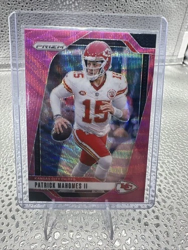 2024 Panini Prizm - Patrick Mahomes II #138 Pink Wave Prizm