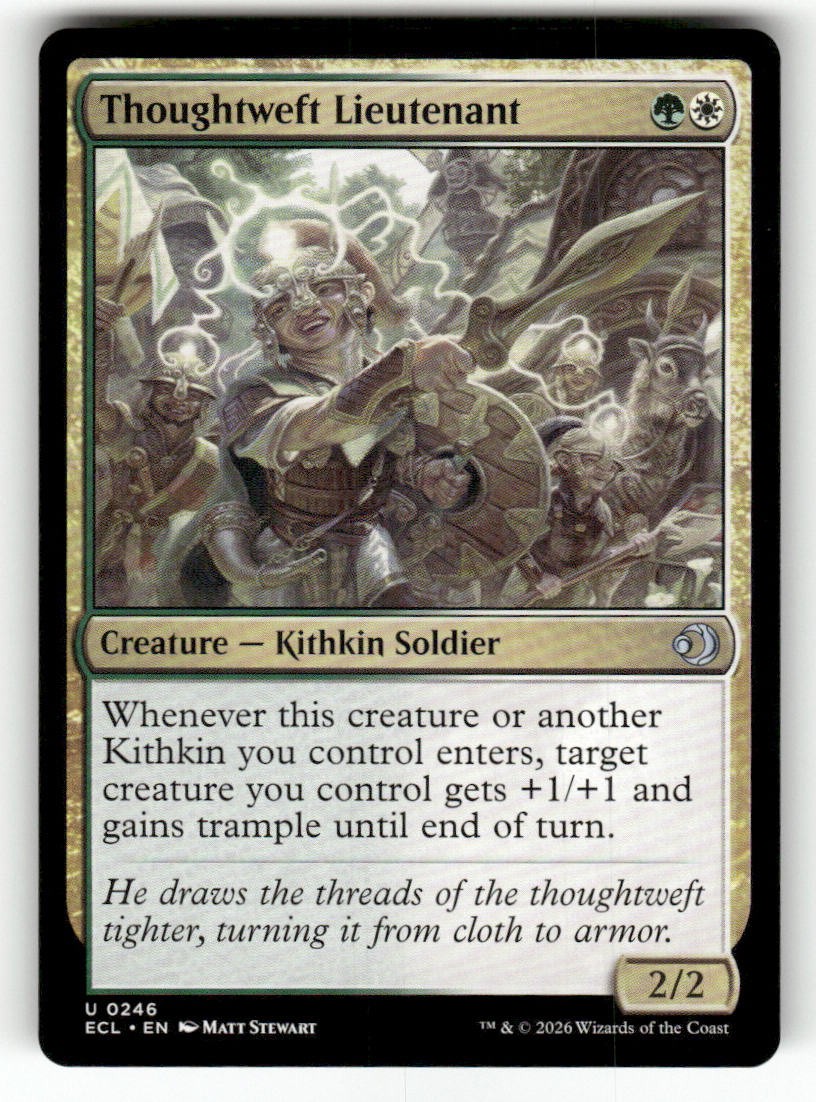 Thoughtweft Lieutenant 246 Uncommon Lorwyn Eclipsed Magic: The Gathering NM