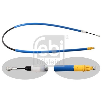 FEBI Seilzug, Feststellbremse für RENAULT TRAFIC II Bus JL 2.5 dCi 115 84 02/08-
