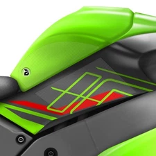 BLOQ KAWASAKI ZX-10R (2016-) Motorcycle Tank Grips HiGrip - CLEAR