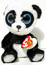 Ty - Beanie Boos - Bamboo - 6" Panda Bear Plush - New Tags - 2021