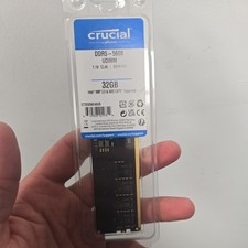 Crucial 32GB 1x32GB DDR5-5600 CL46 UDIMM Desktop RAM 288-Pin