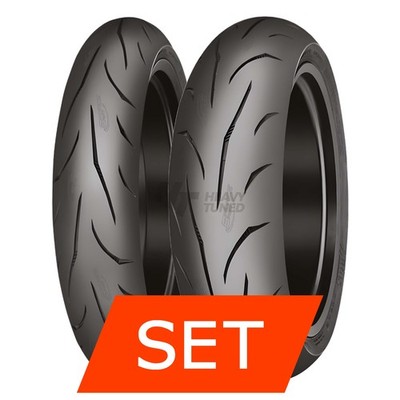 Reifenset Mitas Sport Force+ EV Evolution für Yamaha YZF-R1 120/70 ZR17