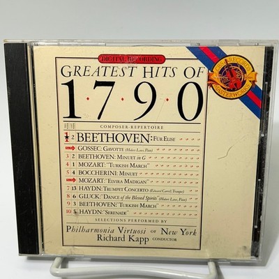 Philharmonia Virtuosi Greatest Hits of 1790 CD 1980 Classical CBS Masterworks