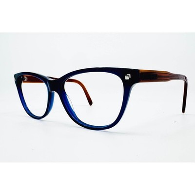 DSQUARED2 Eyeglasses Womens Blue Brown Cat Eye Frame DQ5020 54-15-140