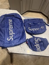 SUPREME WATERPROOF REFLECTIVE SPECKLED BACKPACK, SHOULDER BAG AND WAIST BAG FW20