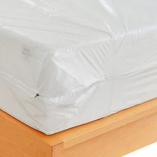 Waterproof Zippered Plastic Mattress Protector Encasement, Vinyl Mattress Bed Co