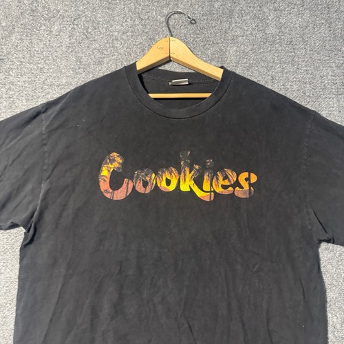 Cookies T-Shirt Men’s Large Scarface Pullover Casual Black/Yellow - Picture 5 of 6