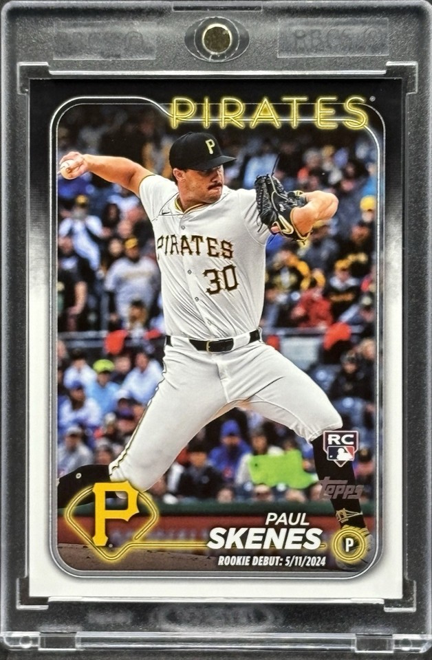 Paul Skenes RARE ROOKIE RC REFRACTOR TOPPS CHROME INVESTMENT CARD