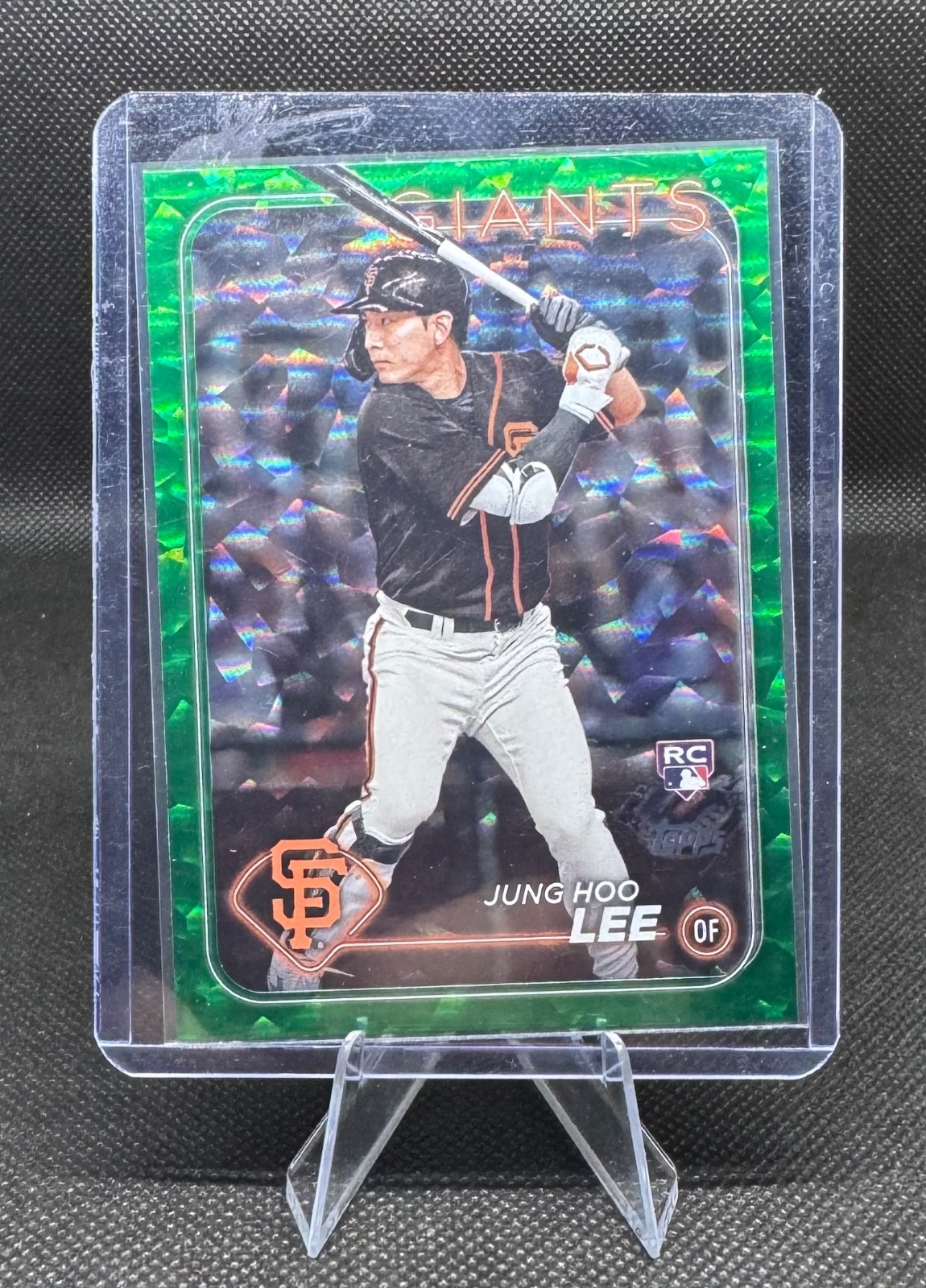 2024 Topps Series 2 - Jung-Hoo Lee #691 Green Foil /499 (RC)