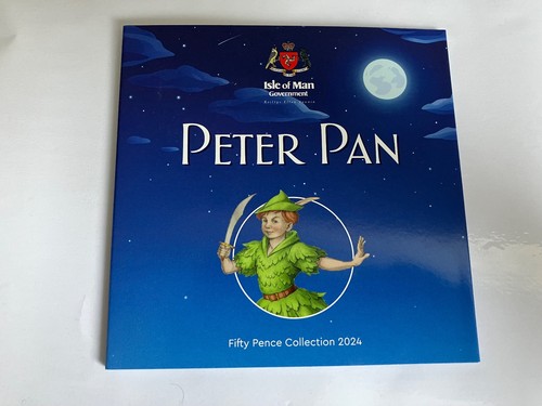 2024 Isle of Man Peter Pan 5 coin set Outer box only - NO COINS