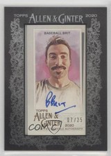 2020 Allen & Ginter's Mini Non-Baseball Black Framed 7/25 Baseball Brit Auto 0c3