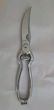 Vintage Boker Chromium Poultry Shears Scissors Made in USA 10in A-2