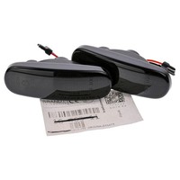 Seiten Blinker Blinkleuchten LED Schwarz FüR Lancia Musa I 350 04-12