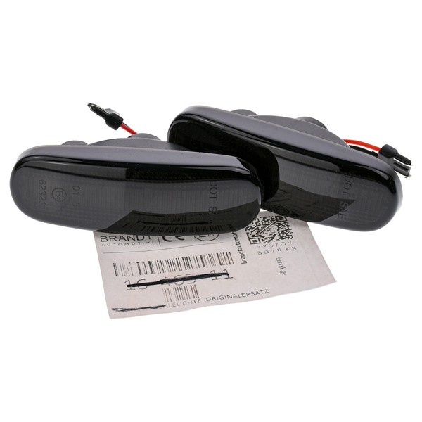 Seiten Blinker Blinkleuchten LED Schwarz FüR Lancia Musa I 350 04-12-image
