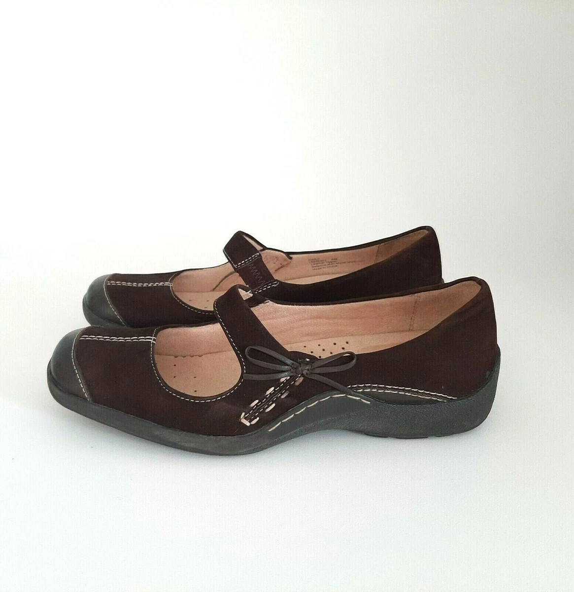 Naturalizer Daily Women s 8 M Brown Suede Leather Mary Jane Casual Slip On Shoes