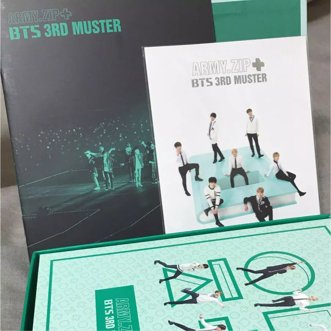 BTS 3RD MUSTER ARMY.ZIP+ Blu-ray 2 Disc Photobook official fanmeeting